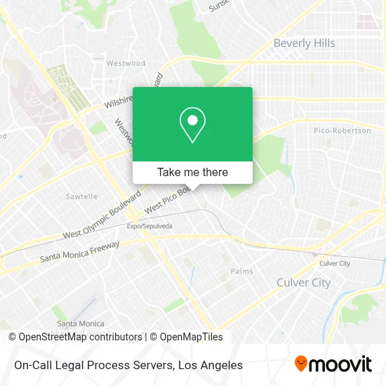 On-Call Legal Process Servers map
