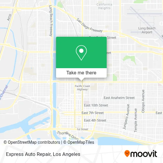 Express Auto Repair map
