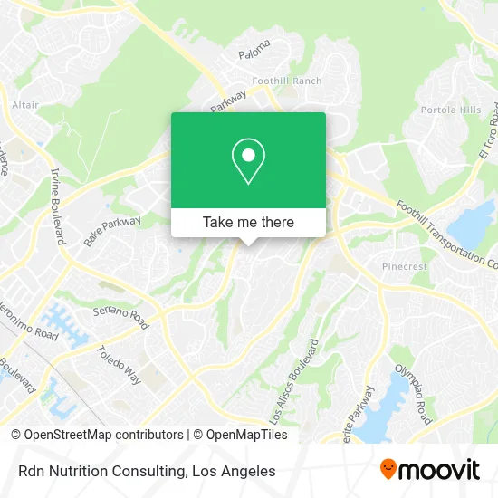 Rdn Nutrition Consulting map
