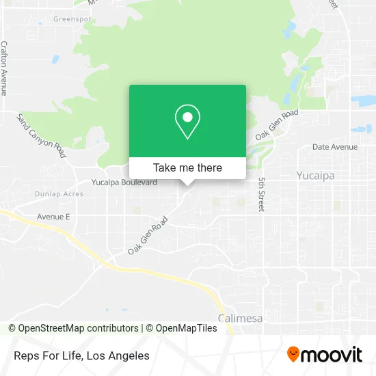 Reps For Life map