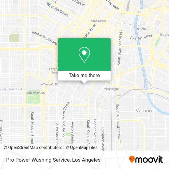 Pro Power Washing Service map