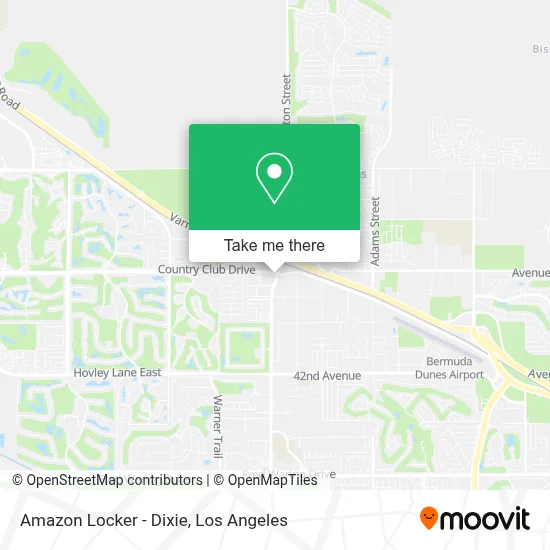 Amazon Locker - Dixie map