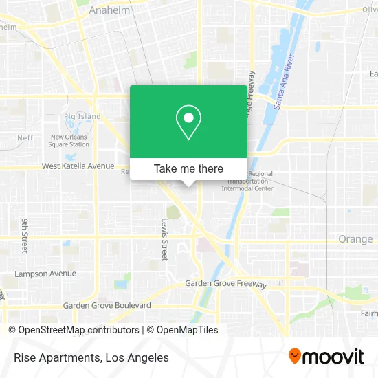 Rise Apartments map