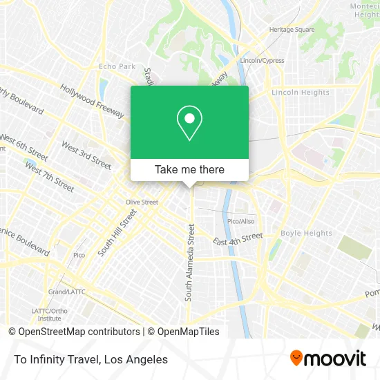 To Infinity Travel map