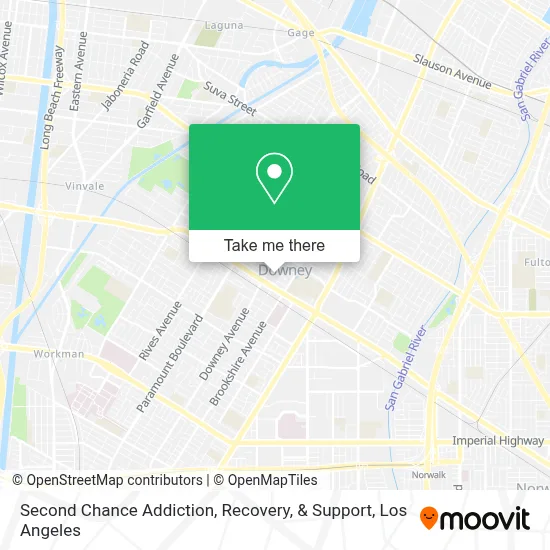 Second Chance Addiction, Recovery, & Support map