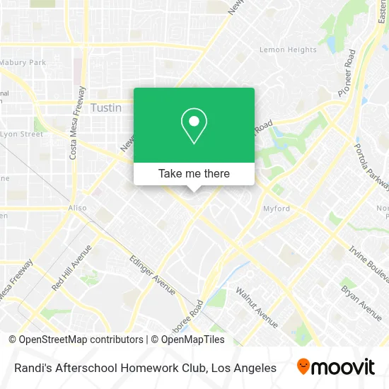 Randi's Afterschool Homework Club map