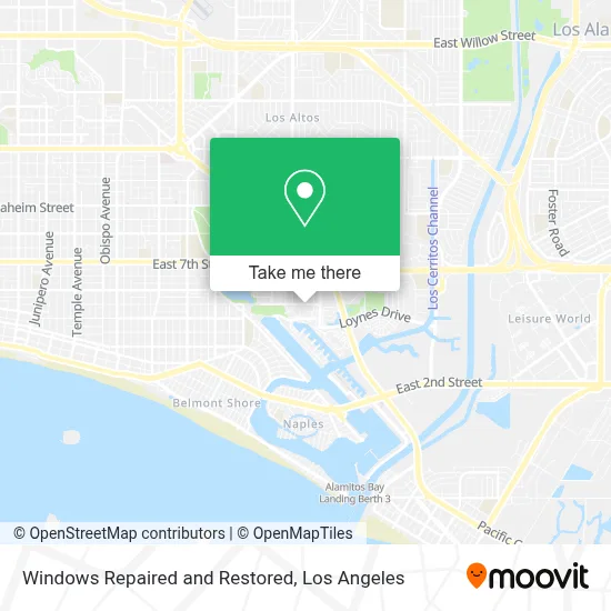 Windows Repaired and Restored map