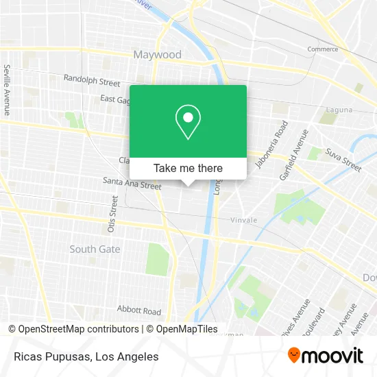 Ricas Pupusas map
