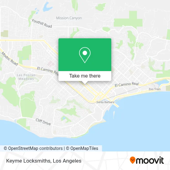 Keyme Locksmiths map