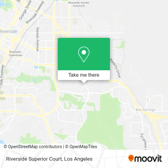 Riverside Superior Court map