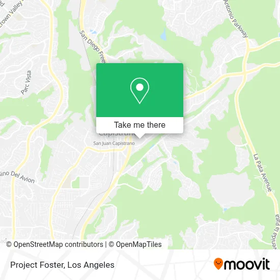Project Foster map