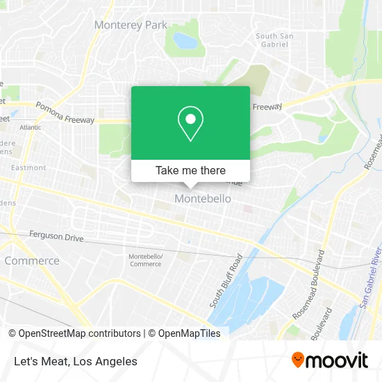 Let's Meat map