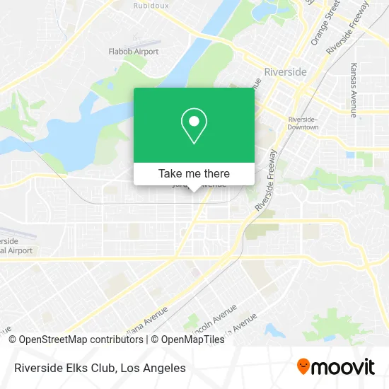 Riverside Elks Club map
