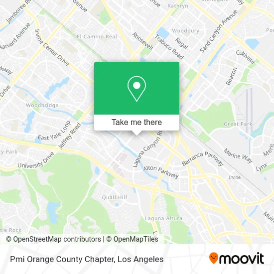 Pmi Orange County Chapter map