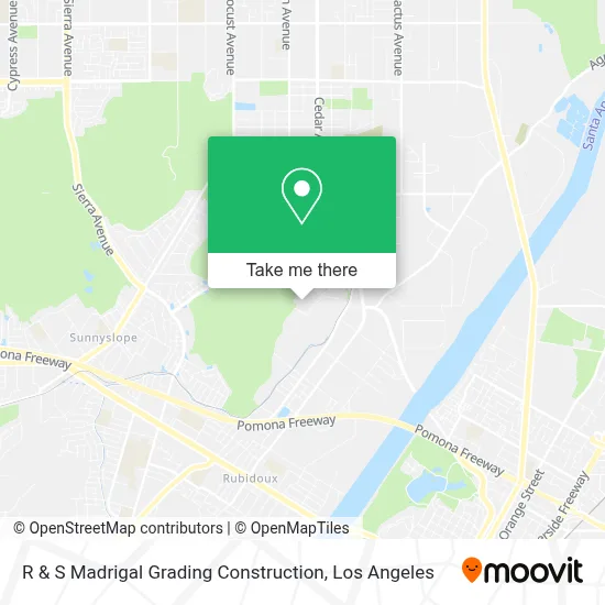 R & S Madrigal Grading Construction map