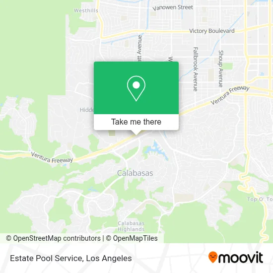 Estate Pool Service map