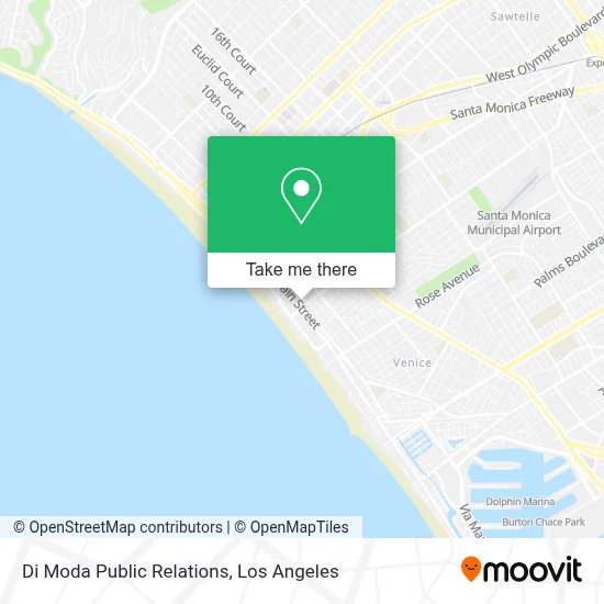 Di Moda Public Relations map