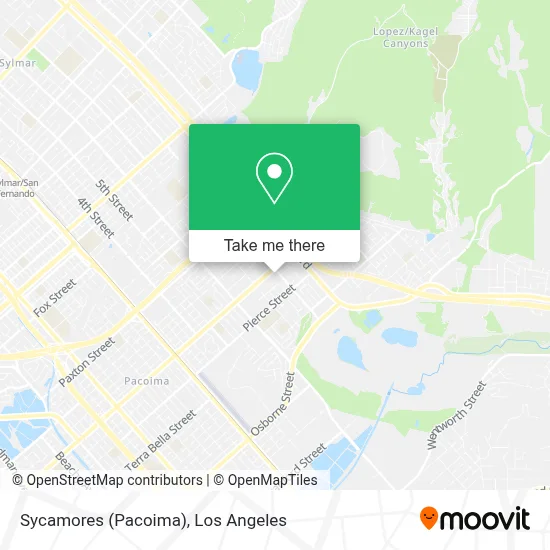 Sycamores (Pacoima) map