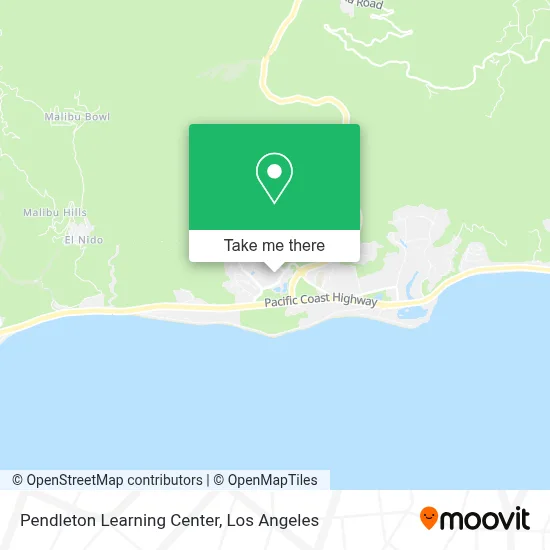 Pendleton Learning Center map