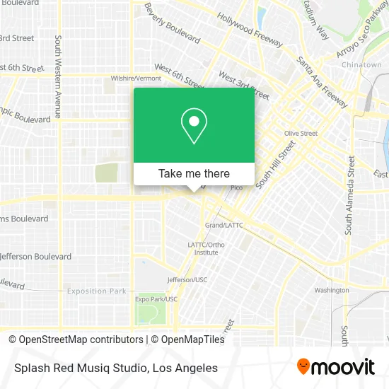 Splash Red Musiq Studio map