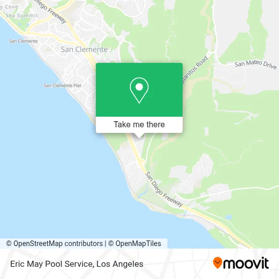 Eric May Pool Service map