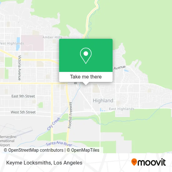 Keyme Locksmiths map