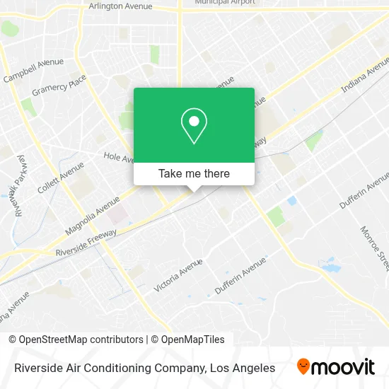 Riverside Air Conditioning Company map