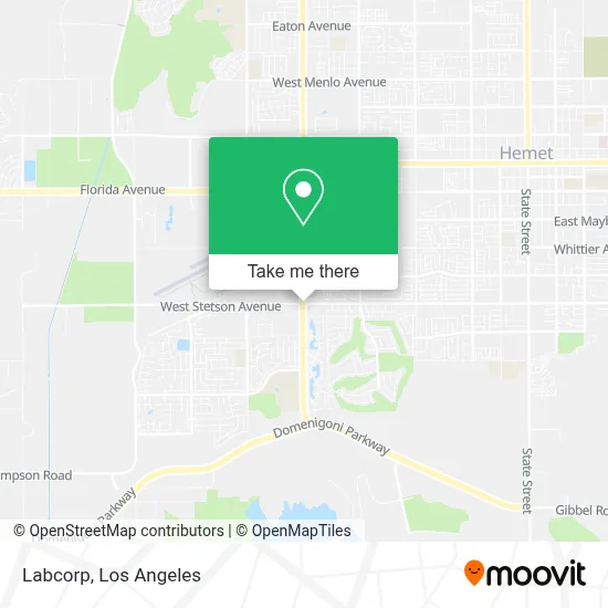 Labcorp map
