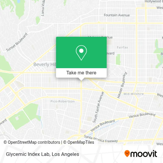 Glycemic Index Lab map