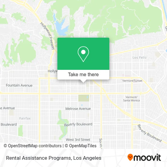 Rental Assistance Programs map