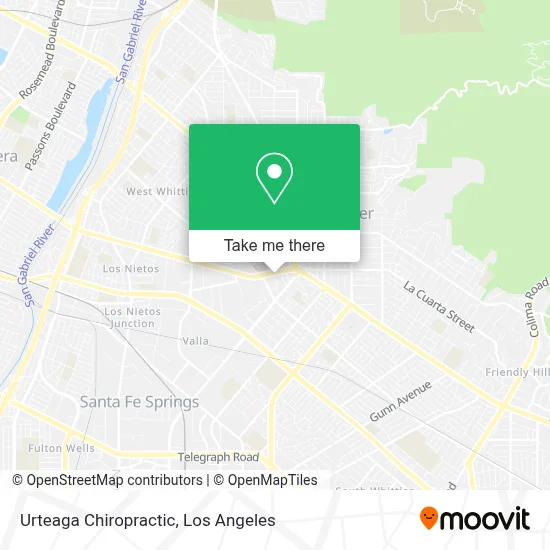 Urteaga Chiropractic map