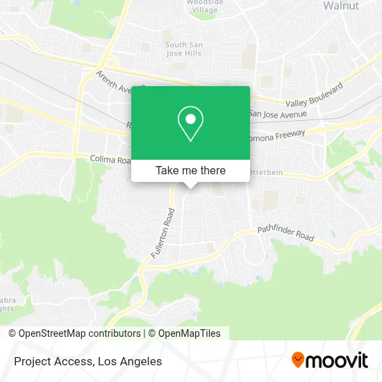 Project Access map