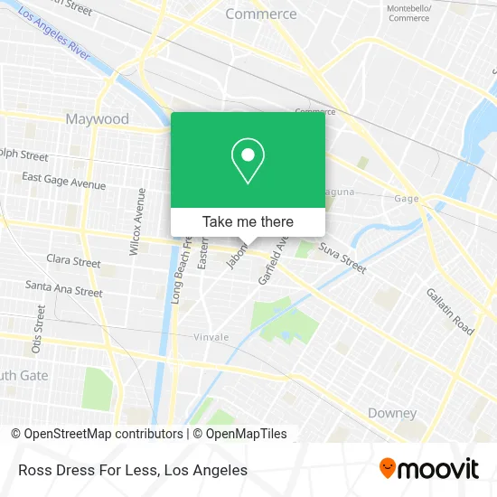Ross Dress For Less map