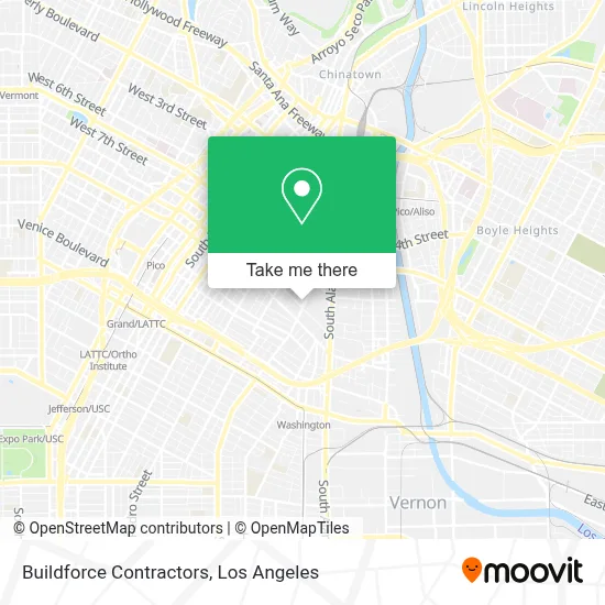Buildforce Contractors map