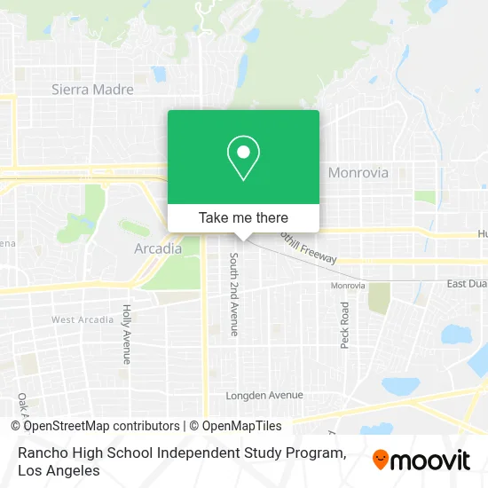 Rancho High School Independent Study Program map