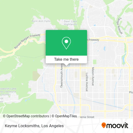 Keyme Locksmiths map