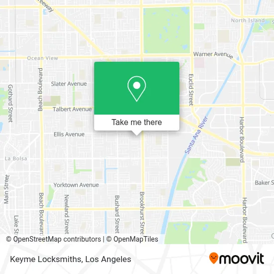 Keyme Locksmiths map
