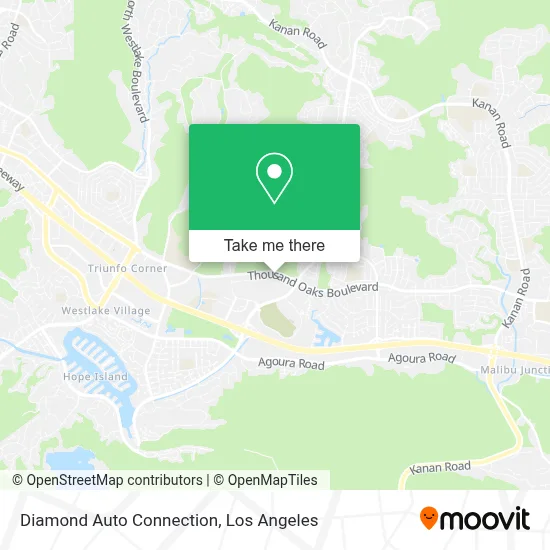 Diamond Auto Connection map