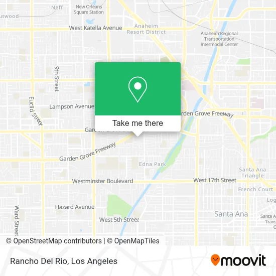 Rancho Del Rio map