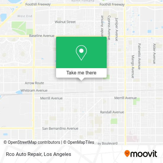 Rco Auto Repair map