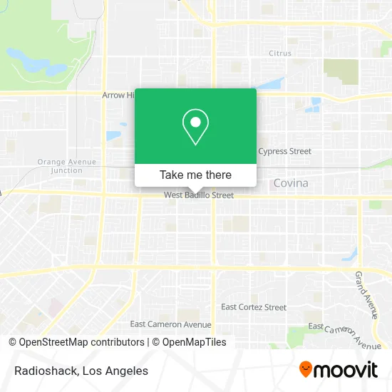 Radioshack map