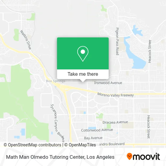 Math Man Olmedo Tutoring Center map