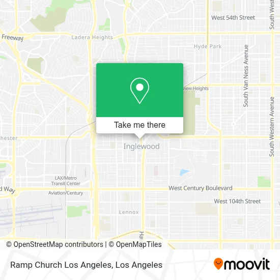 Ramp Church Los Angeles map