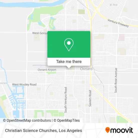 Christian Science Churches map