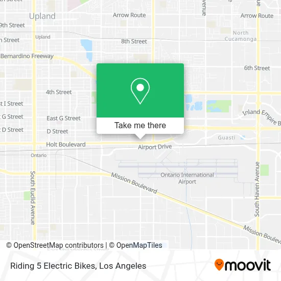 Riding 5 Electric Bikes map