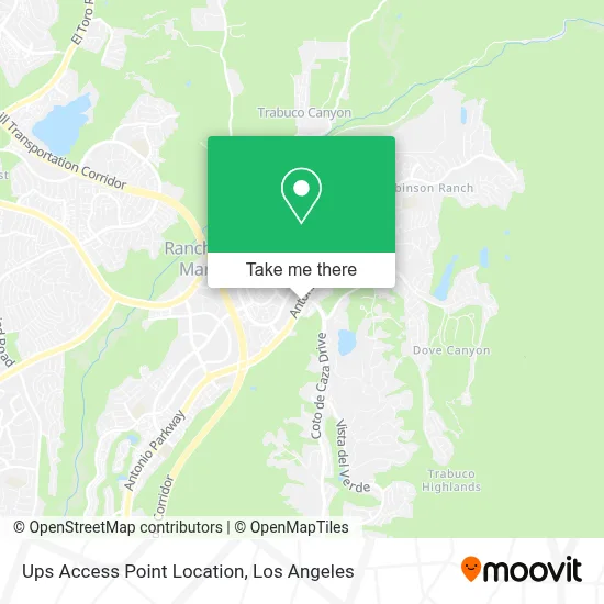 Ups Access Point Location map