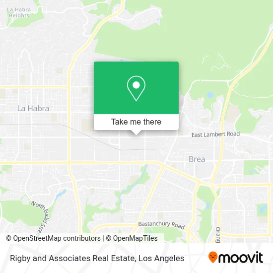 Rigby and Associates Real Estate map
