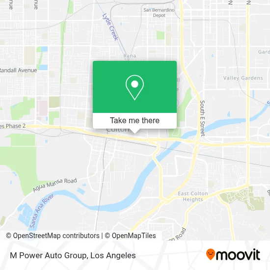 M Power Auto Group map