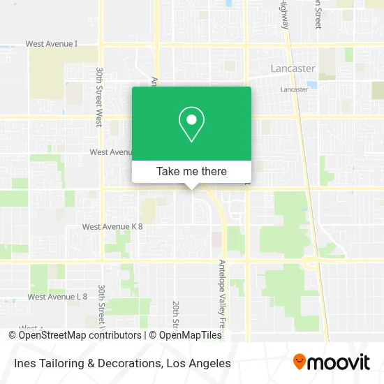 Ines Tailoring & Decorations map
