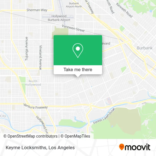Keyme Locksmiths map